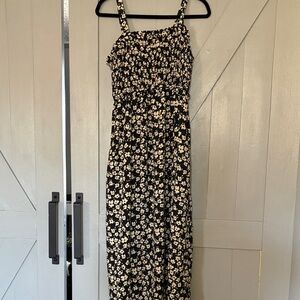 Ingrid & Isabel Black and White Floral Maxi Dress